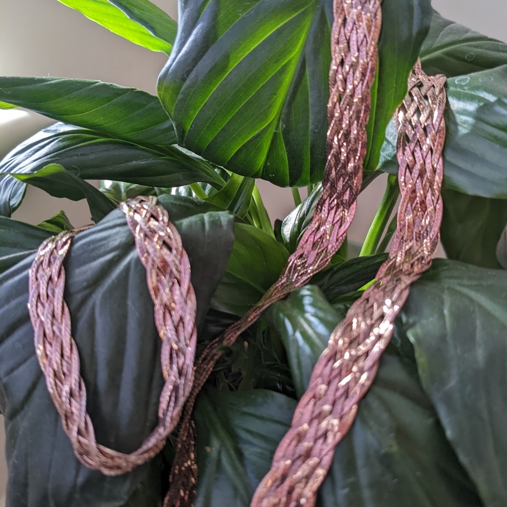 Mia Fiore Plated Rose Gold Necklace and Bracelet